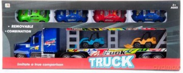 Auto ciężarowe laweta + akcesoria 63x24x10 cm