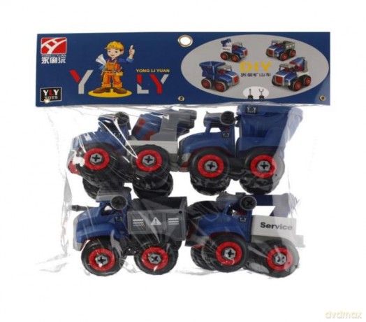 Auto do skręcania ciężarówka 4szt