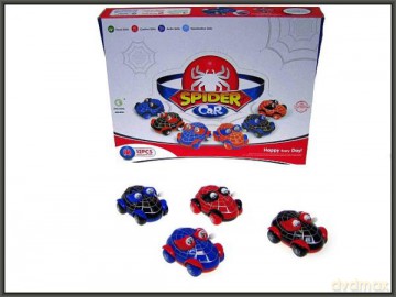 Auto pająk Spider nakręcane 9 cm
