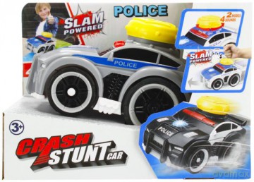 Auto Policja+baterie+oświetlenie RUCH