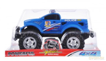 Auto terenowe policja 39x20x23 cm