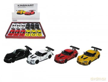 Auto Toyota GR Supra racing concept 1:36 4 kolory KT5421D