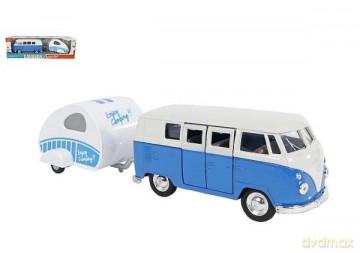 Auto VW bus T1 1963 z przyczepką 21 cm