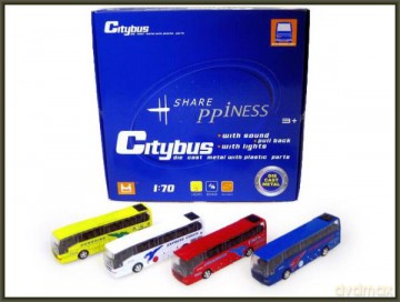 Autobus światło dźwięk 16 cm napęd