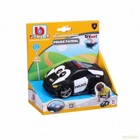 Bburago junior 81206 Autko ze światłem i dźwiękiem Lamborghini Huracan Policja