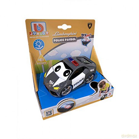 Bburago junior 81206 Autko ze światłem i dźwiękiem Lamborghini Huracan Policja