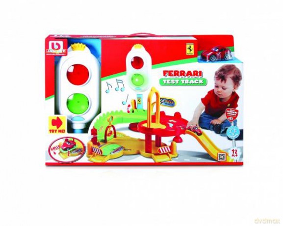 Bburago junior 88801 Tor z sygnalizacją świetlną + Ferrari