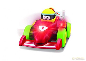Bburago junior 89021 Autko ze światłami i dźwiękami bolid F1 czerwony