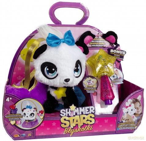 EP Błyskotki Shimmer Stars plusz z torebką Panda