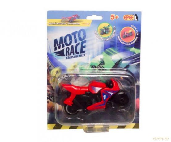 EP Moto Race - Kraksa na maxa motorek 8,5 cm na blistrze, 6 kolorów 04112 op