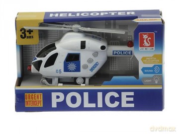 Helikopter policyjny światło i dźwięk