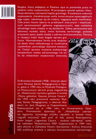Hoplita Grecki VII-V W. P.N.E. Studium Bronioznawcze - Bronisław Szubelak [KSIĄŻKA]