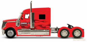 MAISTO 12389-93 Ciężarówka International LoneStar czerwona