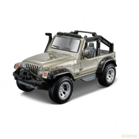 MAISTO 21001-44 Auto Power Racer Jeep Wrangler Rubicon Khaki