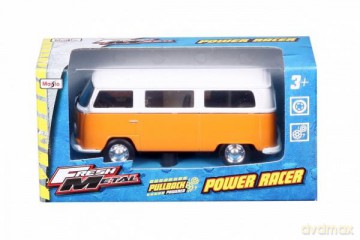 MAISTO 21001-48 Auto Power Racer Volkswagen T2 Bus pomarańczowy