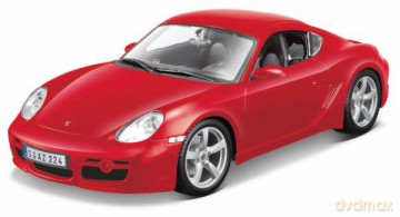 MAISTO 31122-21 Porshe Cayman S czerwony
