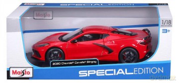 MAISTO 31447-41 Chevrolet Corvette C8 Stingray coupe 2020 szary