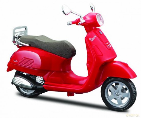 MAISTO 39540-53 Scooters Vespa GTS 300 2017 czerwony