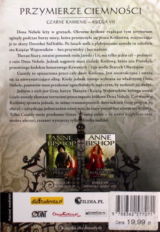 Przymierze Ciemności Czarne Kamienie Księga VII - Anne Bishop [KSIĄŻKA]