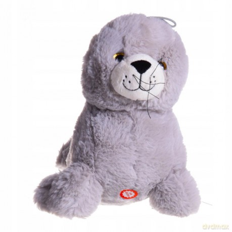 Maskotka Foka z głosem 20 cm 2 kolory