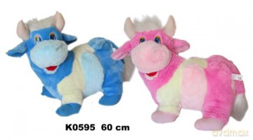 Maskotka krowa 2 kolory 60 cm
