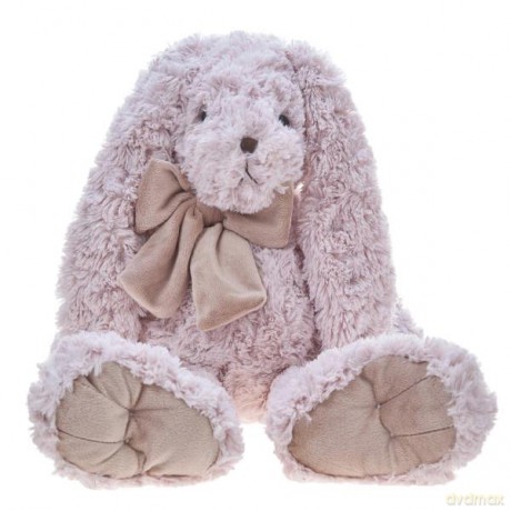 Maskotka Królik Carlioto 20 cm pudrowy róż