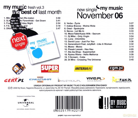 My Music Fresh vol. 3 [CD]