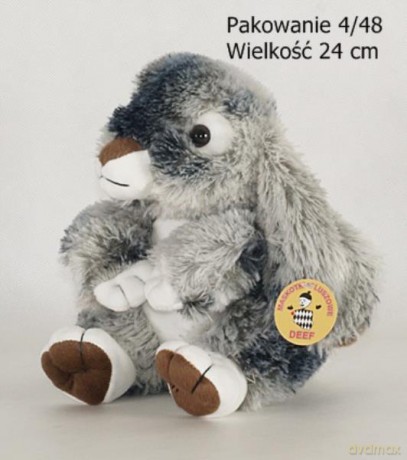 Maskotka Zajączek szary