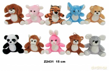 Maskotka zwierzęta 8 asst 15 cm
