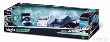 MI 11246-47 Design auta 1:64 4-pack Classics