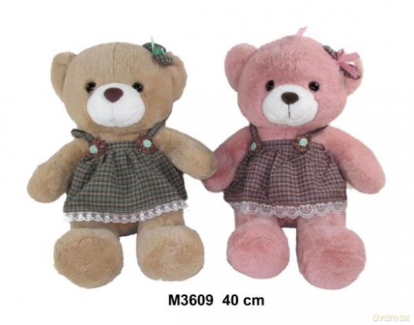 Miś w sukience 40 cm 2 wzory