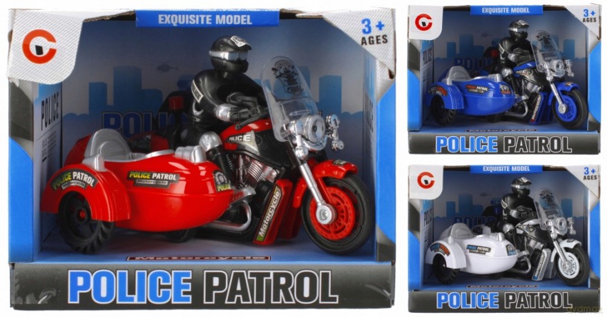 Motocyklista dźwięk światła P/B +akcesoria