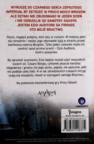 Assassin's Creed Tom 2: Bractwo - Oliver Bowden [KSIĄŻKA]