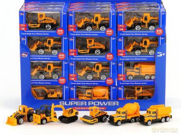 Pojazd budowlany 1:64 w pudełku