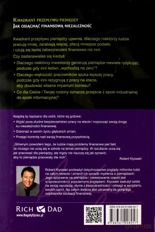 Kwadrant Przepływu Pieniędzy (broszurowa) - Robert T.Kiyosaki, Sharon L.Lechter [KSIĄŻKA]