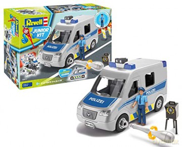 Revell 00811 Van policyjny do skręcania 1:20 Junior Kit