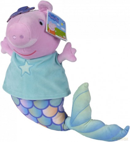 Świnka Peppa, pluszowa Peppa syrenka 30 cm