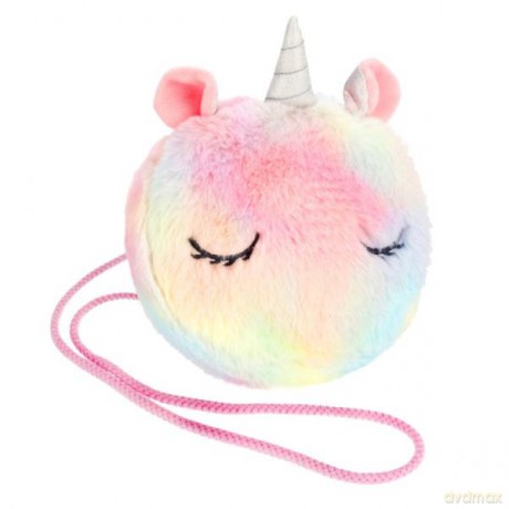 Torebka pluszowa na ramię Jednorożec Unicorn rain
