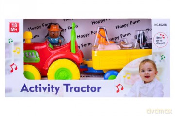 Traktor dla malucha ze zwierzątkami