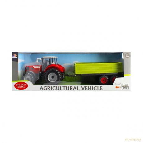 Traktor metalowy+ akcesoria