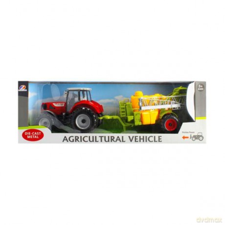 Traktor metalowy+ akcesoria