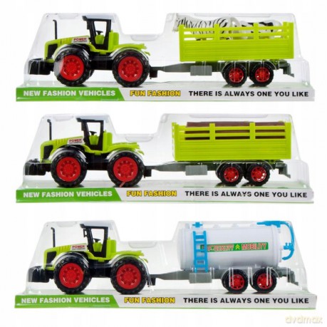 Traktor z akcesoriami