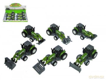 Traktor z akcesoriami 10 cm