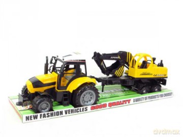 Traktor z maszyną 55 cm