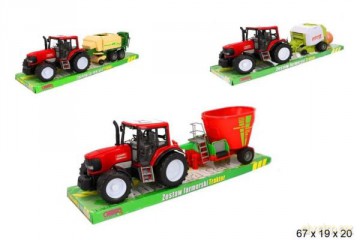 Traktor z maszyną rolniczą