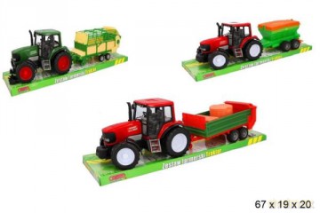 Traktor z maszyną rolniczą