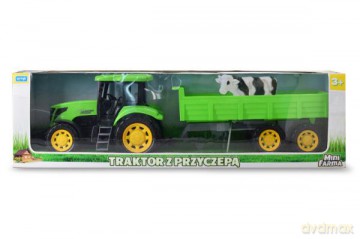 Traktor z przyczepą