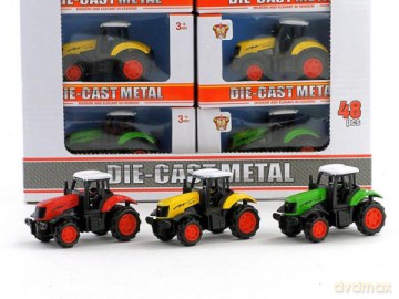 Traktor z przyczepą