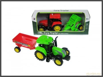 Traktor z przyczepą 28 cm światło, dźwięk 2 wzory 1602/3T/4T