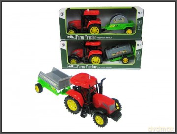 Traktor z przyczepą 28 cm światło, dźwięk 3 wzory 1602/2T/5T/7T